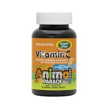 네이쳐스 플러스 애니멀 퍼레이드 슈가프리 비타민 씨 90개입