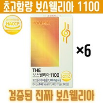 닥터루템 초고함량 보스웰리아 1100 고순도 보스웰리아 부형제 첨가X 보스웰릭산 가격대비 초고함량, 6개(6개월분)