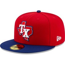 Texas Rangers 뉴에라 2020 Alternate 3 Authentic Collection On Field 59FIFTY Fitted Hat Red/Royal