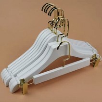 화이트 골드 흘림방지 고급 옷걸이 바지걸이, 화이트골드 흘림방지옷걸이 38cm, 1개