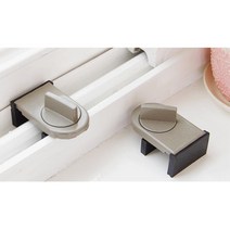 사고예방 방범 창문 고정 스토퍼 침입방지 추락방지, 브라운