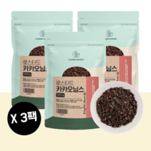 페루산 카카오닙스 가루 분말 차 로스티드 홈쇼핑 카카오닙 코코아닙스 3팩