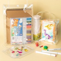 ms 민화샵 PVC 비치백중형 그리기비치백 물놀이가방, 중형