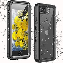 iPhone SE 2022 케이스 iPhone SE 케이스 [제32세대] iPhone8 케이스 iPhone7 케이스 방수 방진 내충격 방진 방설 방적 미군 MIL 규격 지문 인증 360°완전 보호 케이스 모래·톱밥 방지 아이폰 78SE 2020SE 2022 방수 케이스