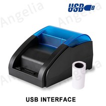 PDA 피디에이 스캐너 5MM 데스크탑 POS US 블루투스 열 영수증 프린터 판매 상점 지원 윈도우 안드로이드, 01 USB INTERFACE_02 미국 플러그