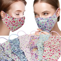 숨쉬기편한 김서림방지 입체 꽃무늬 매쉬 패션 일반 마스크, 05