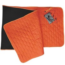 온열침낭 usb 발열 침낭 극동계 백패킹 캠핑 야외 USB 난방 열 슬리핑 매트 캠핑 단열 내한성 가열 매트리, 03 주황색