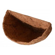 야자매트 계단미끄럼방지 바구니 라운드 교체 코코넛 섬유 꽃, 40x19x19cm
