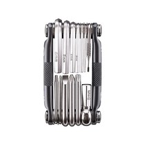 145405 CRANKBROTHERS(크랭크 브라더스) 자전거용 휴대 툴 MULTI-13(멀티-13) 13 기능 타이어 플러그 툴 첨부, 니켈