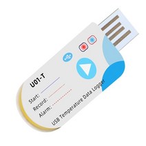 데이터로거 창고 콜드 체인 운송 14400포인트 기록 용량의 USB 온도, u01-t, 1개
