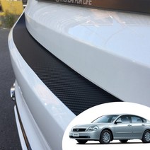 뉴SM5 트렁크 리어 범퍼 프로텍터 데칼 스티커 스크레치 방지 카본 무광 유광 시트지, 무광 블랙