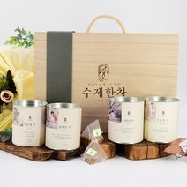 자연애 수제한차 4종세트 선생님선물/행복한차+상쾌한차+기운센차+든든한차, 1개, 4종세트(생상기든)+보자기_쑥색