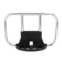 범용 합금 자전거 S-가방 프레임 숄더 백팩 배스킷백 프레임 브롬튼 프론트 캐리어 자전거 액세서리, [01] 은, 01 silver, 한개옵션1