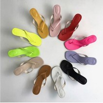 제이제이 네온 쪼리 뮬 슬리퍼힐 11color(굽6cm 225~250)