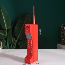 90년대핸드폰 장식 클래식 모형 빈티지 전화기, 02.레드