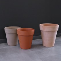 데로마 바소 알토 이태리 토분 도자기 화분+받침, 26호(화분+받침세트_R21), 꼬또
