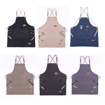 프리미엄 알바유니폼 식당 화방 바리스타 앞치마 숍 레스토랑 커피, 쿠H 블랙데님, 쿠H 본상품선택