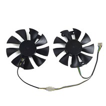 1세트 RX 480 ARMOR MK2 GPU 팬 MSI Radeon 갑옷 P106-100 마이닝 비디오 카드 냉각, 01 Fan-A