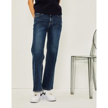 헤지스레이디스 22SS 네이비 워싱 면혼방 데님팬츠 HSPA2BC43N2