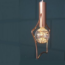 북유럽식탁등 주방식탁조명 부억 갓전등 1구 로즈골드