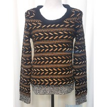 랙앤본 금사 니트 상의/블랙 19/02/12-01 y