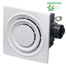 그린팬KV15D 욕실용 시로코팬 댐퍼 환풍기 대형, 신세기통신판매 본상품선택, 신세기통신판매 본상품선택