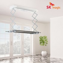 [전국설치기사방문] SK매직 베란다 천장 부착 전동식 빨래건조대 (건조대설치포함/무료반품) MED324AL, MED324AL(배송및설치), 1개