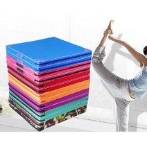 이퍼피 실내 체육 교구 접이식 매트 스포츠 활동 체조 에어매트 바닥매트, PU_60x120x10cm 1개, 레드