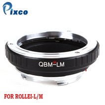 Pixco QBM-L/M 렌즈 어댑터 한 벌 Rollei QBM Leica M 카메라, One Color, One Size