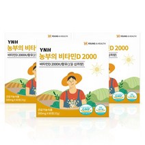 임산부 비타민D 부족 용량 약사설계 농부의 비타민D 2000IU 3박스 6개월분, 3개