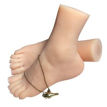 시뮬레이션 실리콘 풋 모델 발 사실적인 피부 질감 소품 디스플레이 주얼리 신발 아트 전시 등 1쌍. 381131, PINK_26