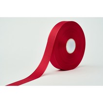 [공단리본장미] 노크 고밀도 공단 리본끈 5mm, 빨강, 90m