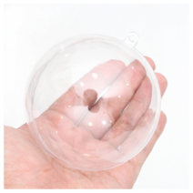 투명공 플라스틱 투명캡슐 아크릴볼, 1, 01 투명공 원  8cm 5set