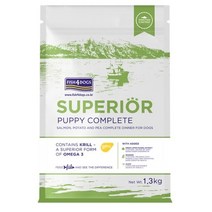 피쉬포독 슈페리어 퍼피 1.3kg 애견사료 강아지사료, 퍼피 3kg