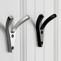 더듬이 니켈 철물 2구 벽걸이 소품 걸이 가방 옷걸이인테리어철물 인터넷철물점 온라인철물점 철물점 2구 소품걸이 주방 거실 가방 옷걸이 걸이 니켈 벽걸이, 본상품