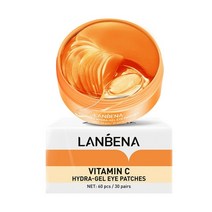 콜라겐마스크백 콜라겐팩 석고팩 60pcs 콜라겐 아이 패치 아이 백 제거 주름 다크, 주황색