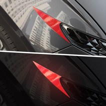 2021 투싼 NX4 풀체인지 프론트 라이트 빛 반사 스티커 필름 충돌사고방지 포인트 익스테리어, K_프론트 라이트 반사필름