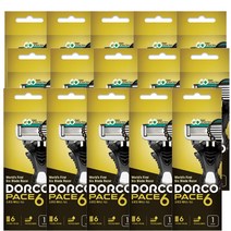 도루코 PACE6 6중날 일회용 면도기 페이스6 휴대용 면도기 (정품 개별포장), 15개, 1개입