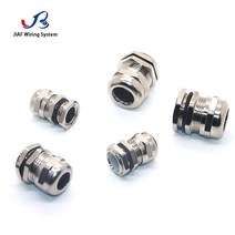 금속 케이블 글 랜드 1pcs M50 x 1.5 32-38mm 방수 조인트 니켈 도금 황동 IP67 씰 Jiont 고정 SS, [01] M50X1.5 For 32-38, 01 M50X1.5 For 32-38