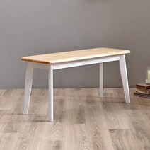 [리비니아] 캔버 원목 2인/3인 벤치 모음, 내츄럴화이트