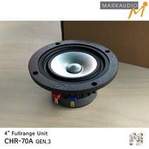 마크오디오 (2개) CHR-70A 풀레인지 4인치 메탈콘 스피커 유닛 Markaudio 자작용 DIY