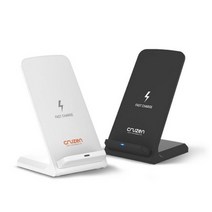 크루젠 U1.크루젠 스탠드 형 고속 무선충전기 10W(LS-200M_300) 무선 충전 거치대, 1박스, 화이트