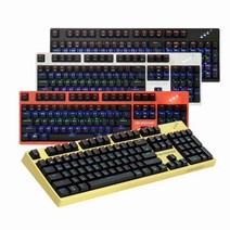 CJ ENTUS OGN-K330G GENESIS ED CJ광축 기계식 게이밍 키보드 방수 방진, -옐로우