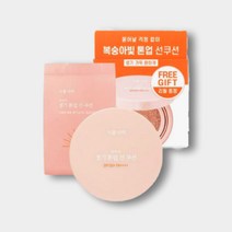 식물나라 산소수 생기 톤업 선쿠션 (본품 15g+리필 15g) 02 생기피치 [클렌징 샘플 증정]
