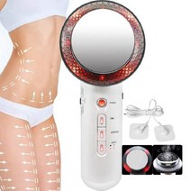 얼굴 피부 마사지기 관리 바디 고주파 진동 음파 슬리밍 장치 3 in 1 Ems 지방 연소 기계 쉐이핑 무게추 손실 셀룰라이트, AU