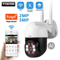 스마트카메라 홈 가정CCTV 감시카메라 fuers 1080p 3mp ip tuya 야외, 1m 2mp 32g 카드, 협력사, au 플러그