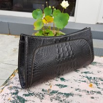 로스킨 베라클러치 반제품 DIY 수업용키트(소가죽) 가죽공예 DIY 패키지, 악어 카키