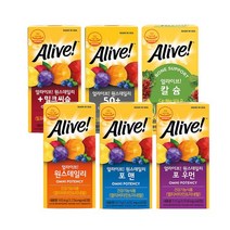 [Alive] 얼라이브 쌩쌩비타민 모음 택1, 상세설명 참조, 6. 얼라이브 밀크씨슬 1병(60T)