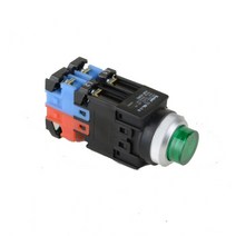 건흥전기 1A1B 조광 누름버튼 LED 램프 푸쉬온 스위치 230V AC 25mm KBL25M-L3A11, 화이트 [KBL25M-L3AW11]