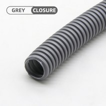 절연 튜브 PP 주름관 플라스틱 와이어 스레딩 보호 10m, 69.Grey Closure - AD 28.5 x ID
